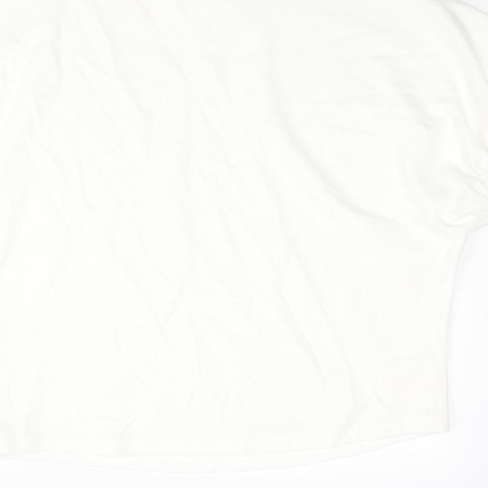 Womens UK Size S Zara White Basic Blouse
