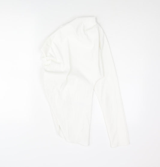 Womens UK Size S Zara White Basic Blouse