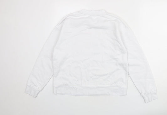 Womens UK Size 6 Disney White Pullover Sweatshirt