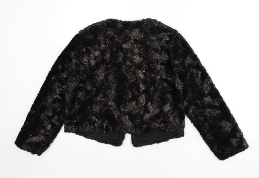 Womens UK Size 8 H&M Black Jacket