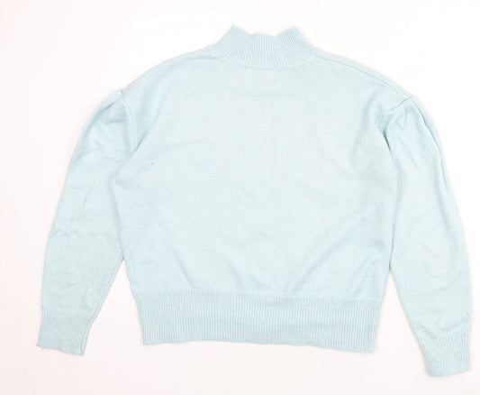 Womens UK Size M Marks and Spencer Blue Pullover Jumper