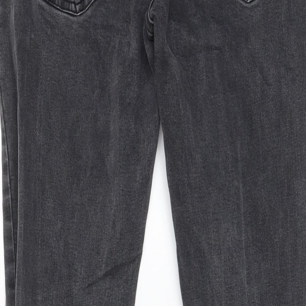 Denim & Co. Mens Grey Cotton Skinny Jeans Size 30 in L30 in Regular Button - Pockets