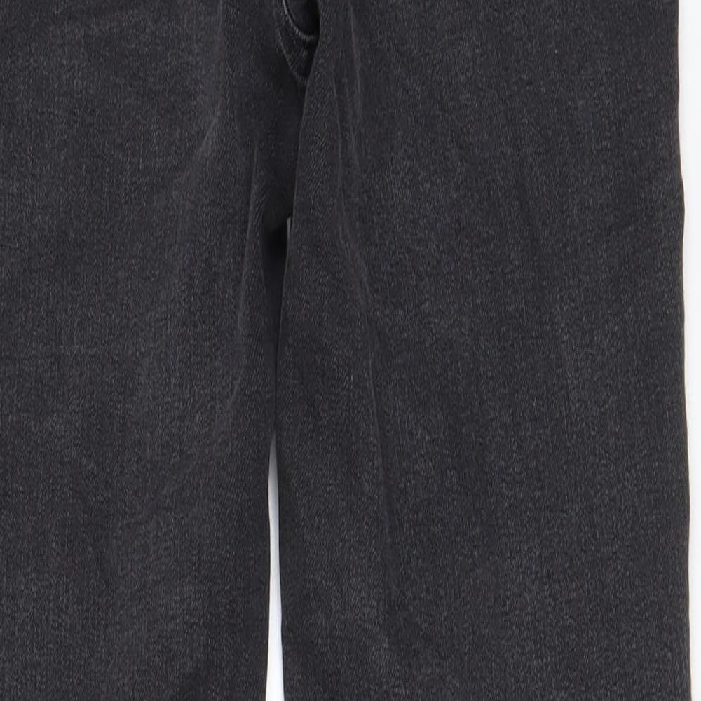 Simply Vera by Vera Wang Womens Grey Cotton Skinny Jeans Size 30 in L29 in Regular Zip - Pockets