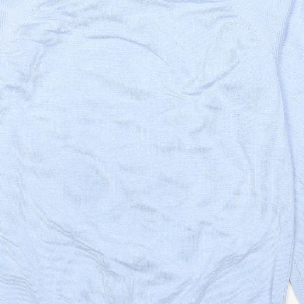 Womens UK Size M VILA Blue Pullover Jumper