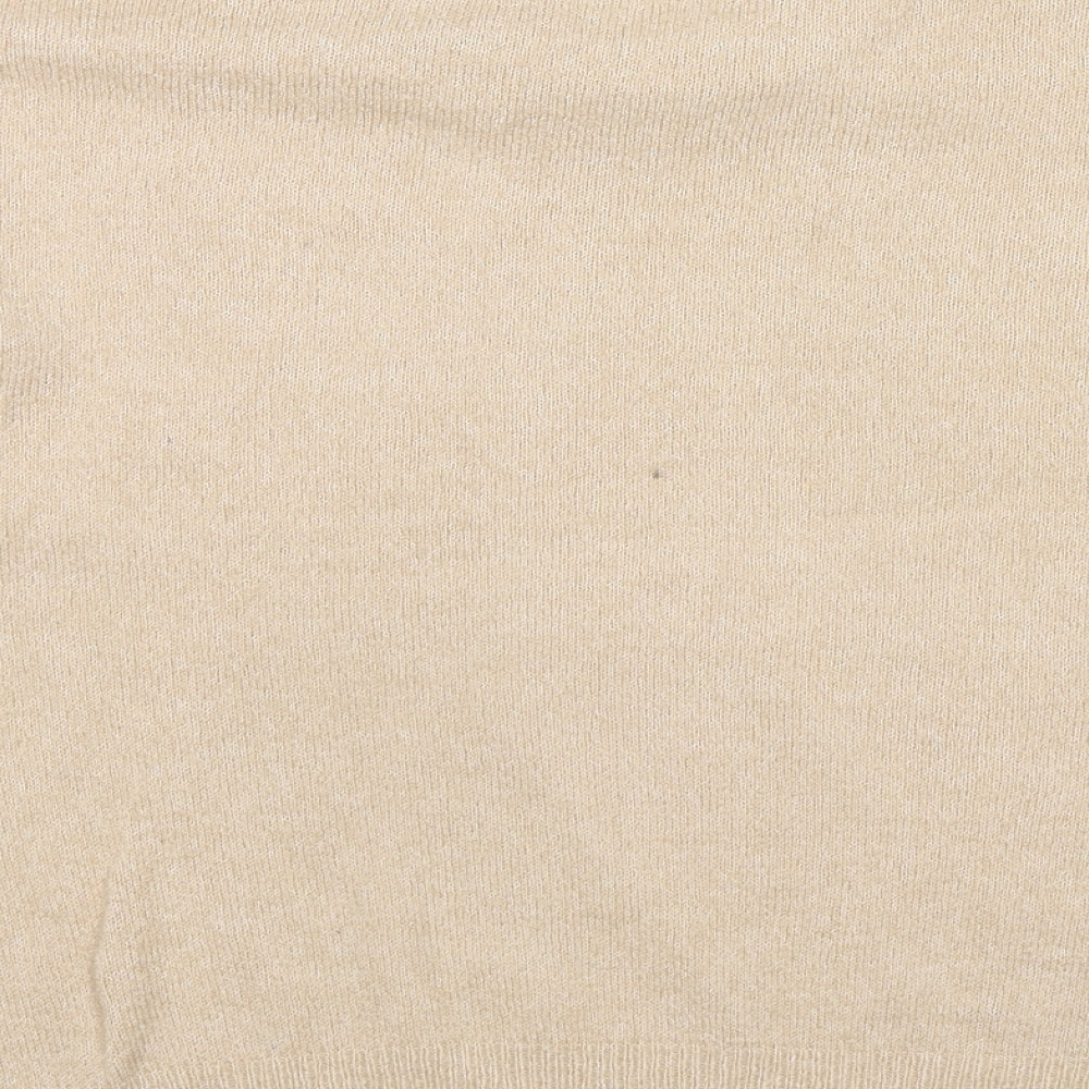 Womens UK Size L Brave Soul Beige Pullover Jumper