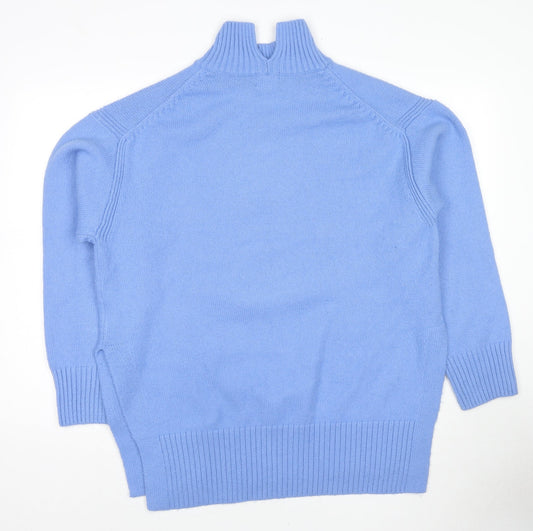 Womens UK Size M H&M Blue Tunic Jumper