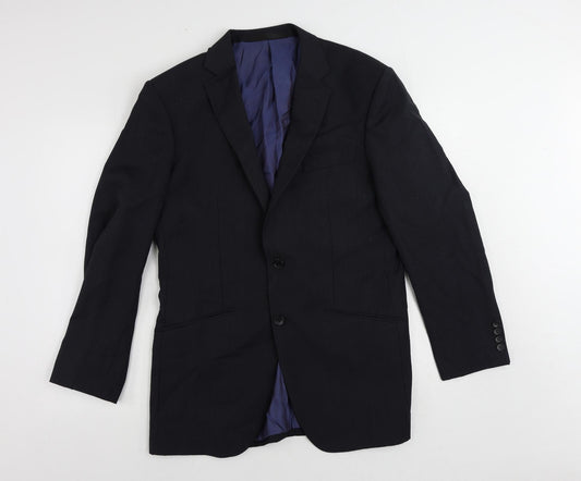 Mens UK Size 40 Autograph Regular Blue Suit Jacket