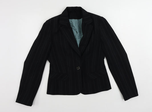 Womens UK Size 10 Dorothy Perkins Black Jacket