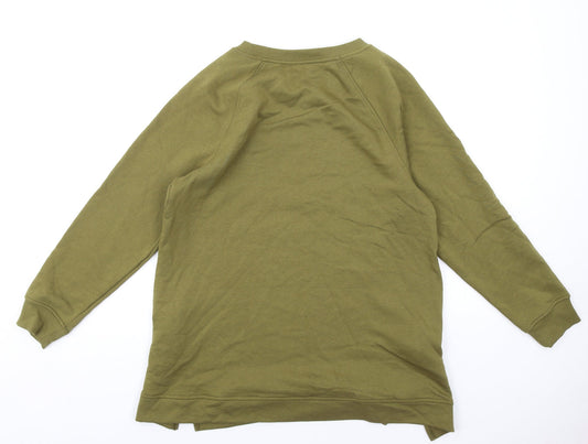 Womens UK Size 10 Marks and Spencer Green Pullover Sweatshirt