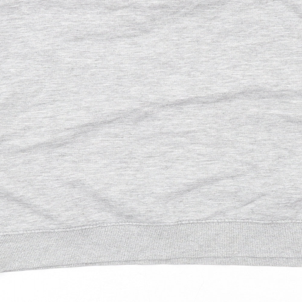 Womens UK Size S Pull&Bear Grey Pullover Sweatshirt