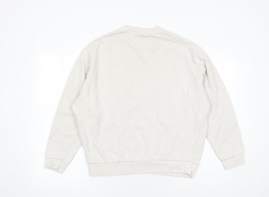 Womens UK Size S ASOS Beige Pullover Sweatshirt