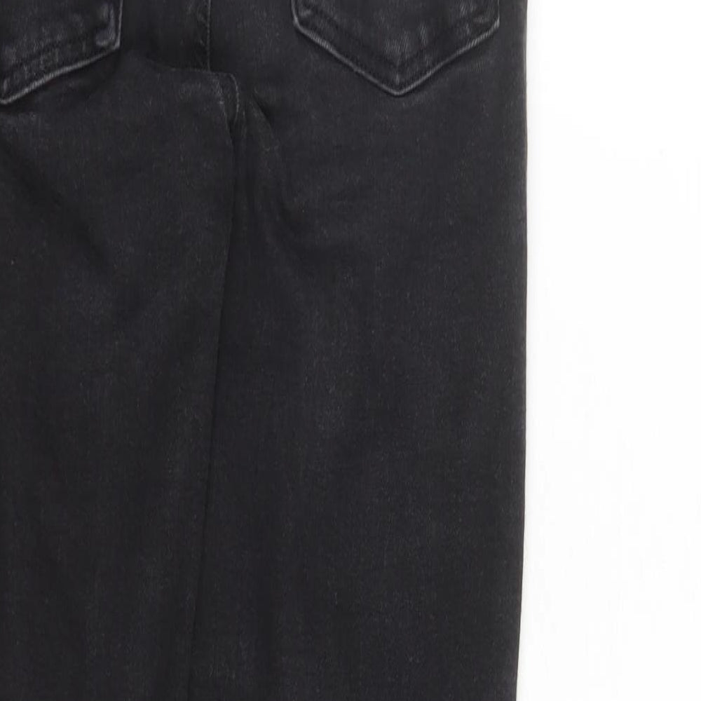 Denim & Co. Womens Black Cotton Skinny Jeans Size 12 L27 in Regular Zip - Pockets