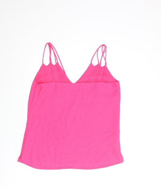 Womens UK Size 10 Coast Pink Camisole Blouse