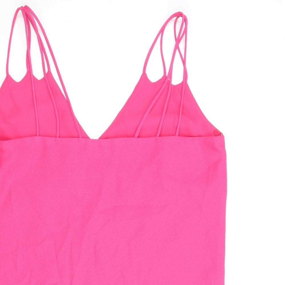 Womens UK Size 10 Coast Pink Camisole Blouse