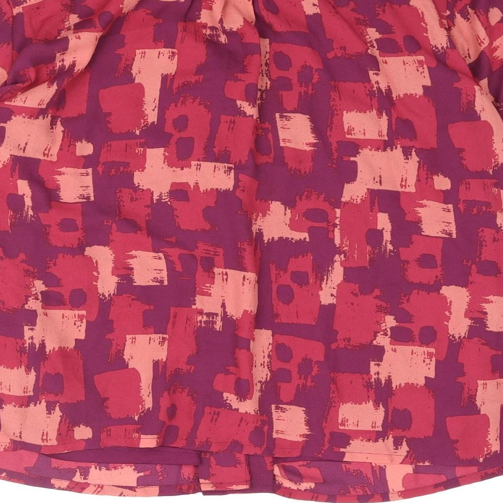 Womens UK Size 14 Damart Purple Basic Blouse