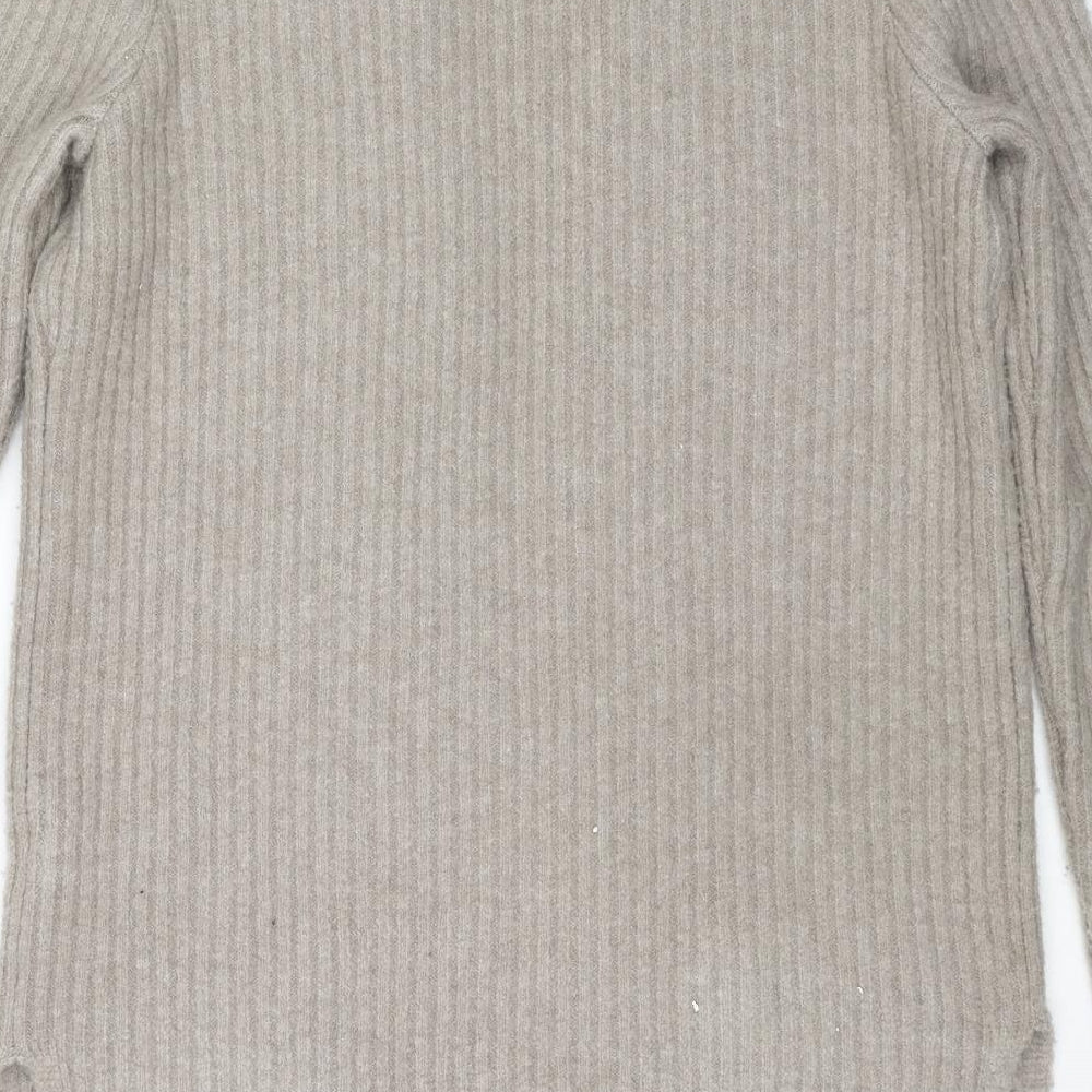 Womens UK Size 10 Marks and Spencer Beige Cardigan Jumper