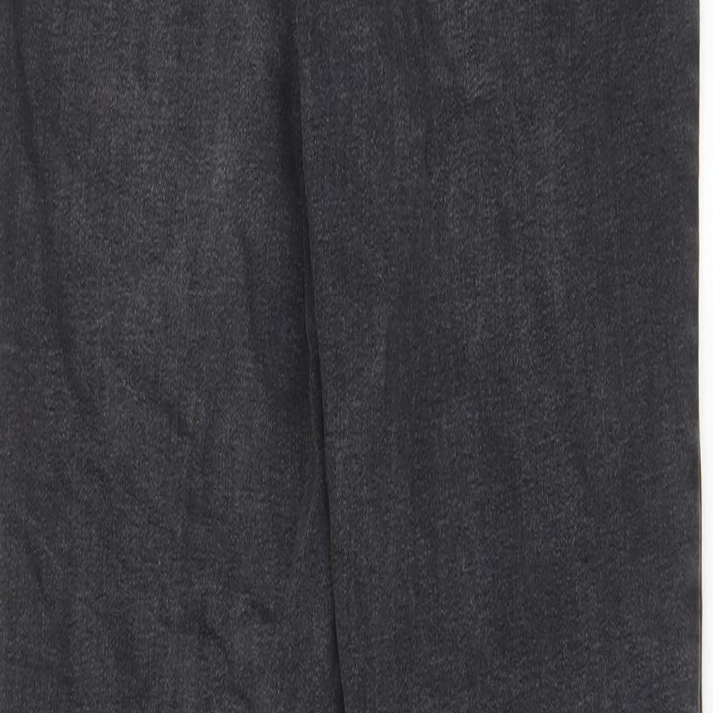 Denim & Co. Womens Grey Cotton Skinny Jeans Size 12 L29 in Regular Zip - Pockets