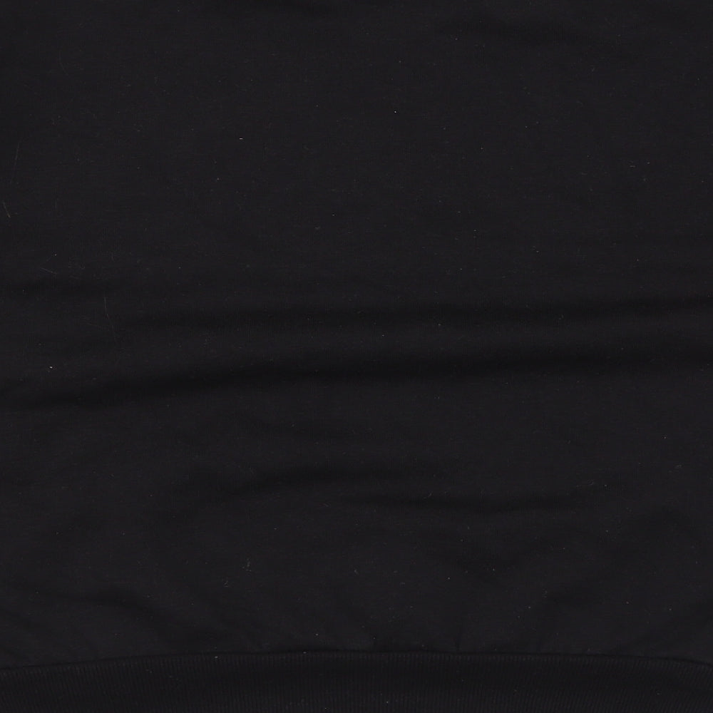 Womens UK Size 2XS Disney Black Pullover Sweatshirt