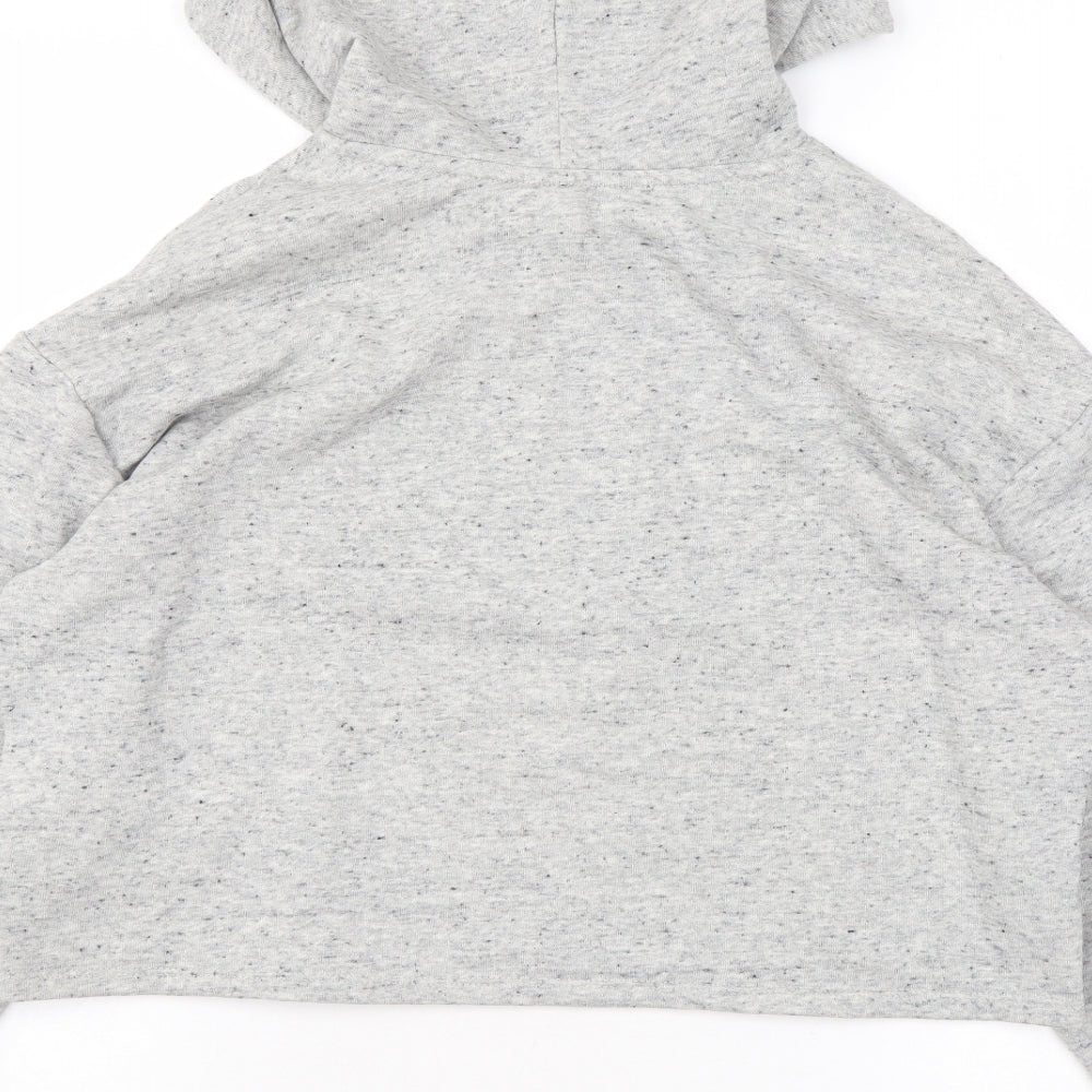Womens UK Size M Divided by H&M Grey Pullover Hoodie