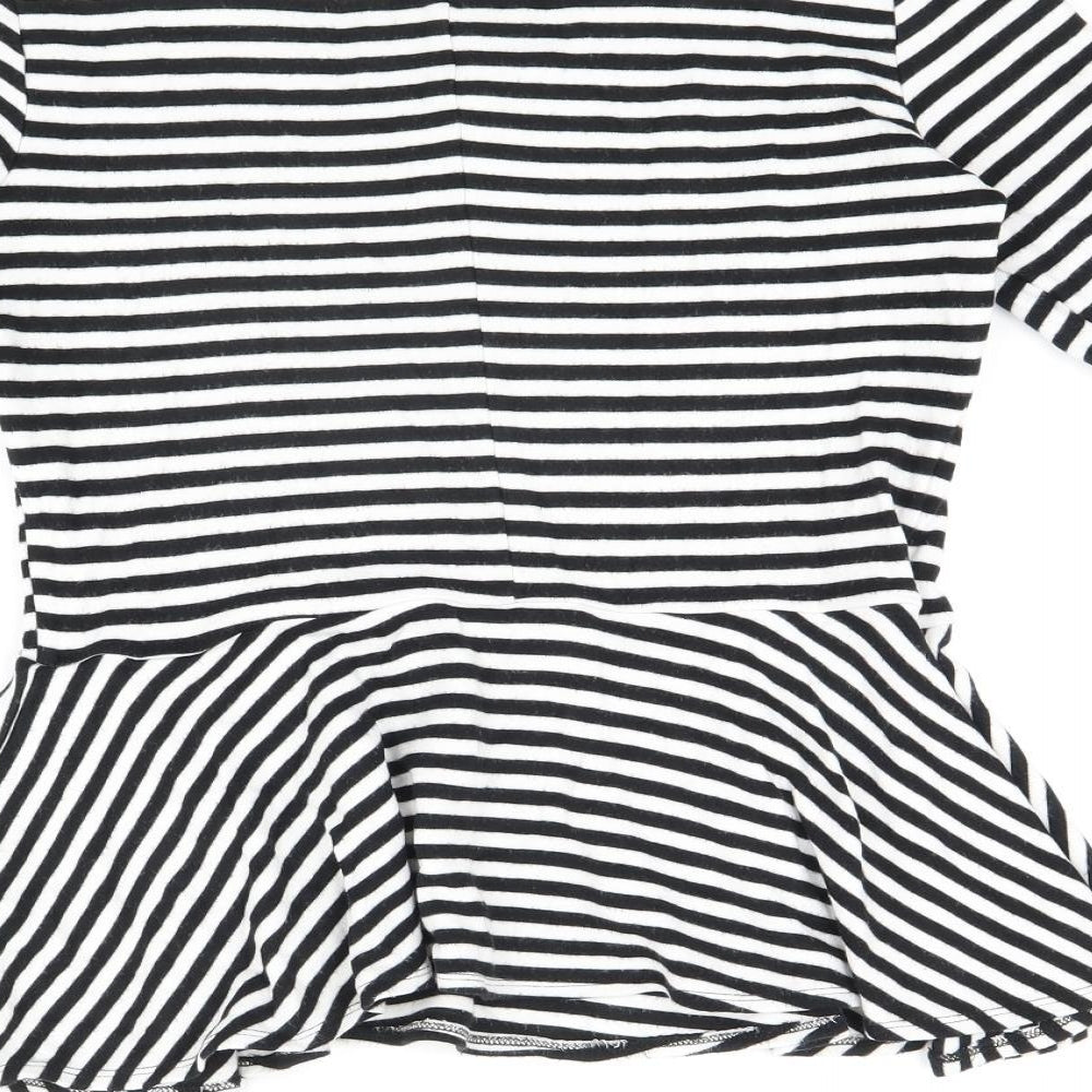 Womens UK Size 14 Limited Collection White Basic T-Shirt