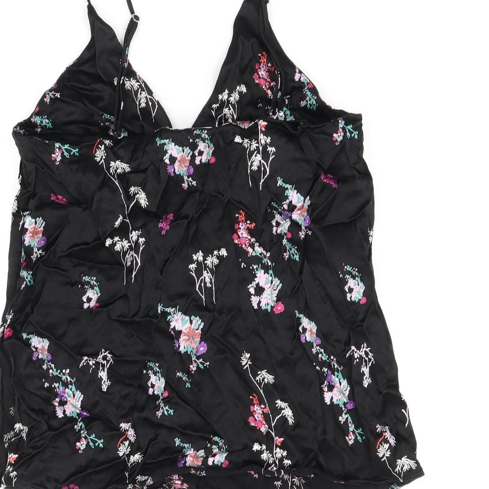 Womens UK Size 6 H&M Black Camisole T-Shirt