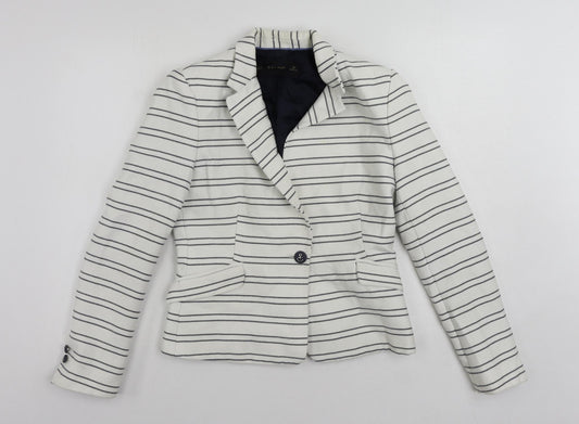 Womens UK Size M Zara White Jacket