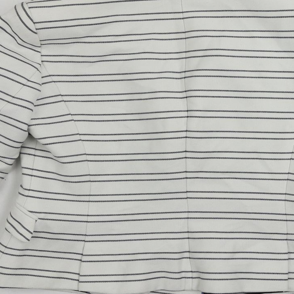 Womens UK Size M Zara White Jacket