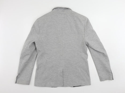 Mens UK Size 40 Zara Regular Grey Suit Jacket