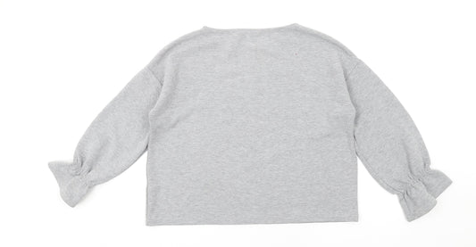 Womens UK Size S French Connection Grey Pullover Sweatshirt