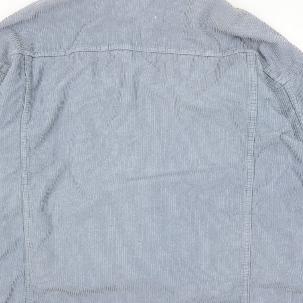 Mens UK Size S Stradivarius Blue Jacket