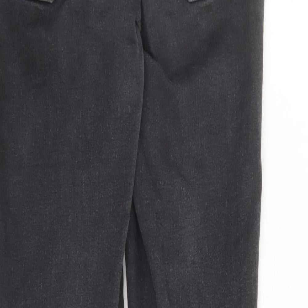 George Womens Black Cotton Skinny Jeans Size 10 L30 in Regular Zip - Size 10-12