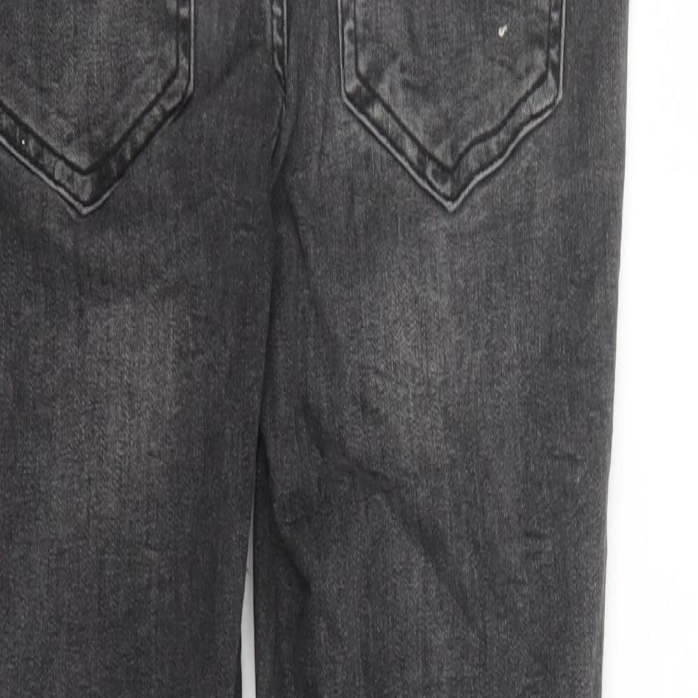 Womens UK Size S Pieces Regular Fit Skinny Grey Jeans