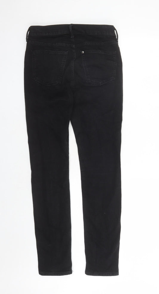 Mens UK Size 30 in H&M Regular Fit Skinny Black Jeans