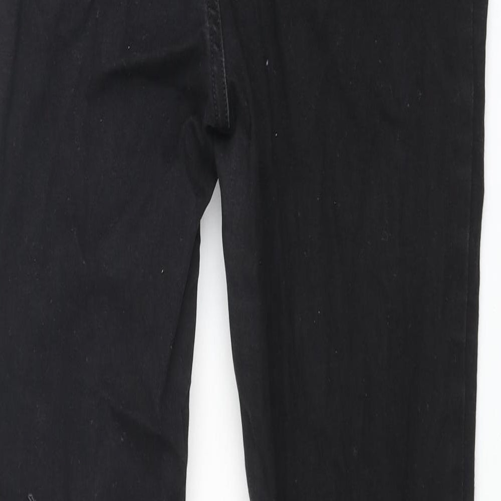 Denim & Co. Womens Black Cotton Skinny Jeans Size 10 L29 in Regular Zip