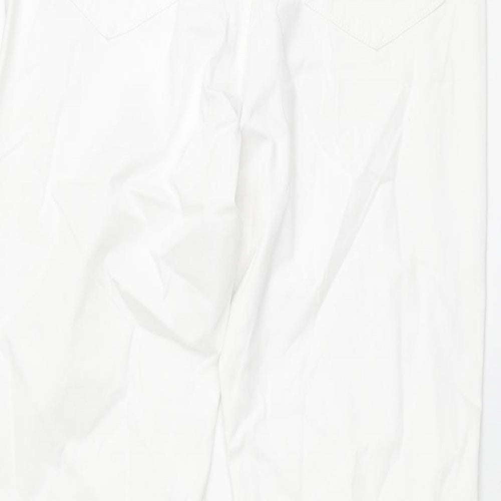Womens UK Size 34 in Amazing Woman Regular Fit Flared White Jeans