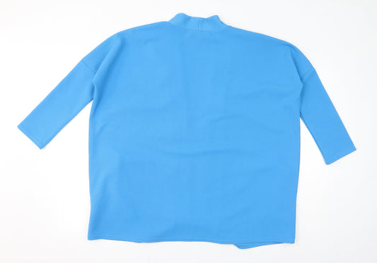 Womens UK Size 12 River Island Blue Cape Jumper