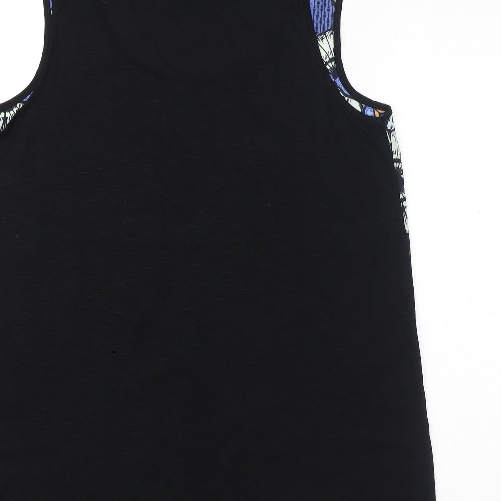 Womens UK Size 12 River Island Blue Basic Tank