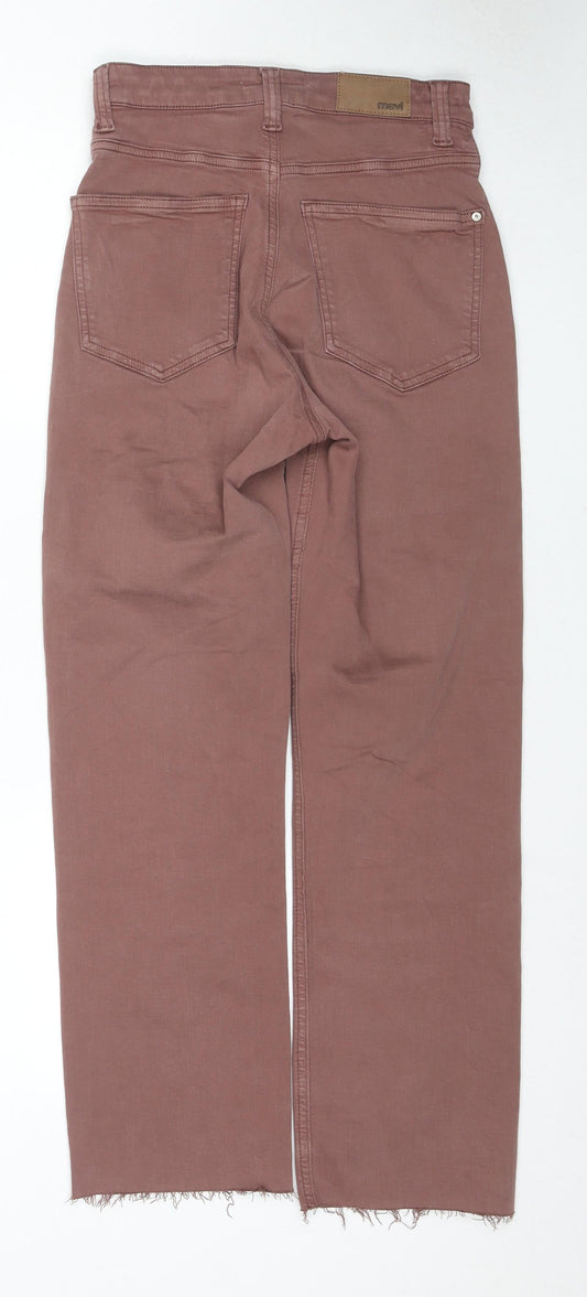 Womens UK Size 25 in Mavi Jeans Regular Fit Straight Brown Jeans