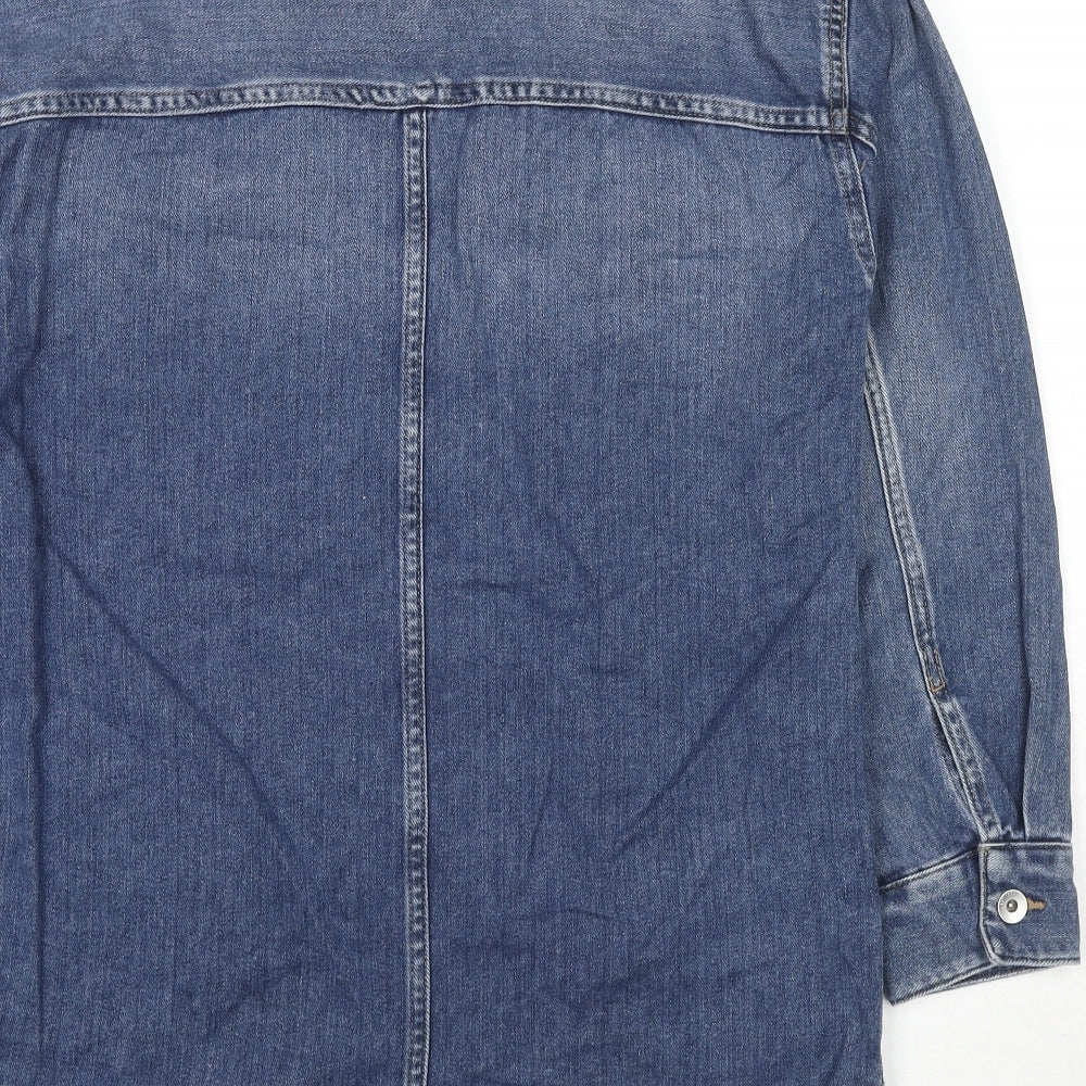 Mens UK Size S Marks and Spencer Blue Jacket