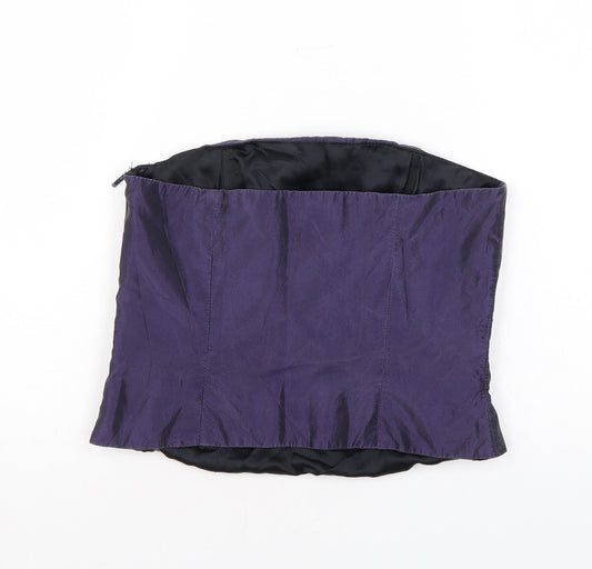 Womens UK Size 10 Monsoon Purple Basic Blouse