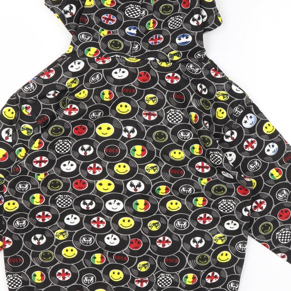 Bubble Boys Multicoloured Geometric Polyester Full Zip Hoodie Size 6 Years Zip
