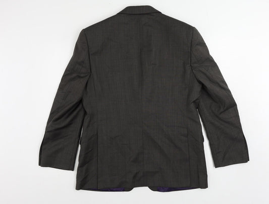 Mens UK Size 40 Paul Costelloe Regular Grey Suit Jacket