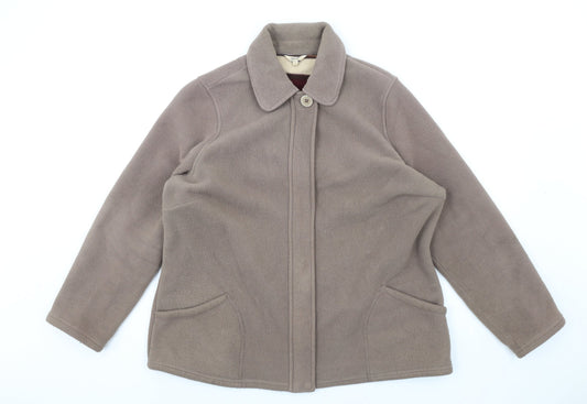 Womens UK Size 16 Classic Brown Jacket
