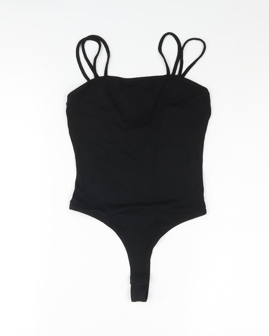 Womens UK Size 8 ASOS One-Piece Black Bodysuit