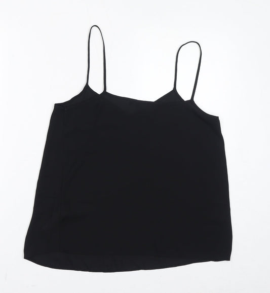 Womens UK Size 10 New Look Black Basic Tank
