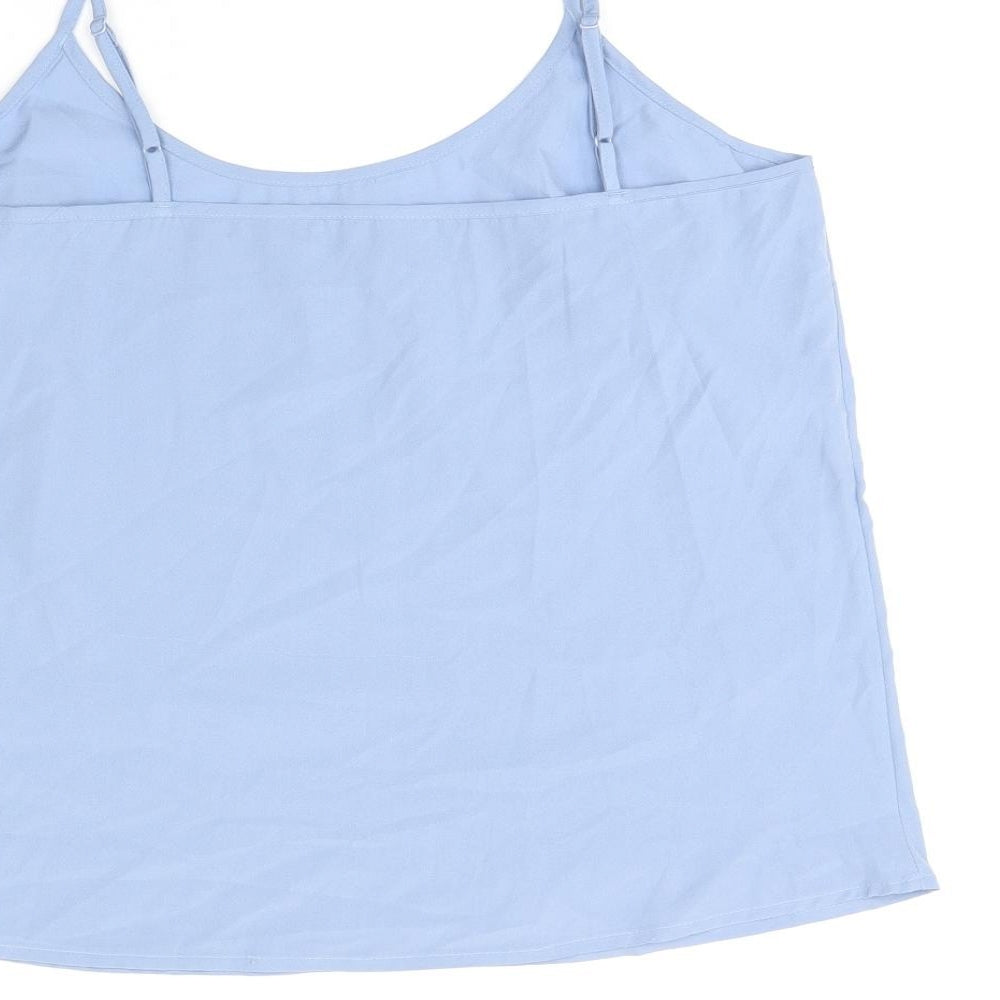 Womens UK Size 10 Marks and Spencer Blue Camisole T-Shirt