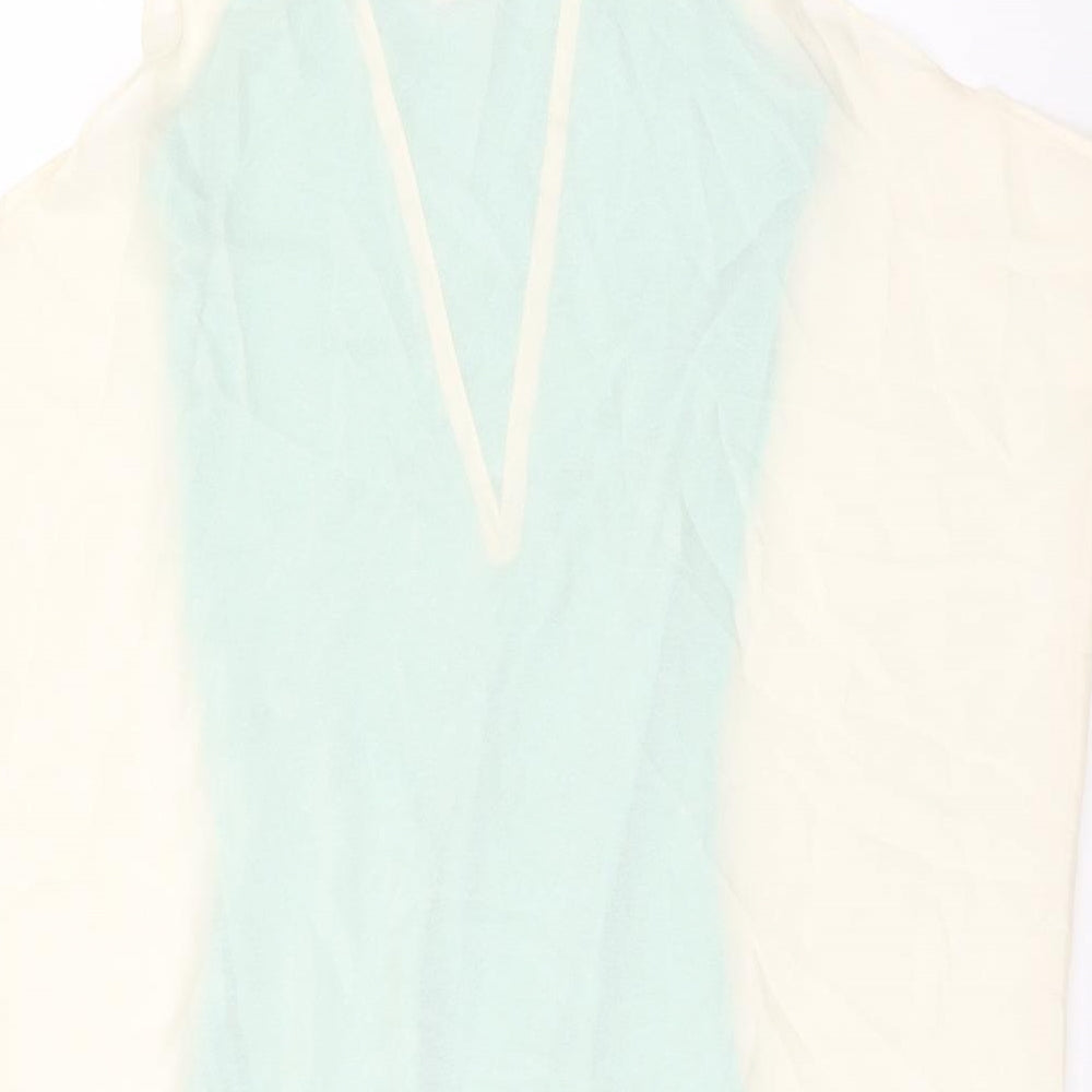 Womens UK Size S VERO MODA Ivory Basic T-Shirt
