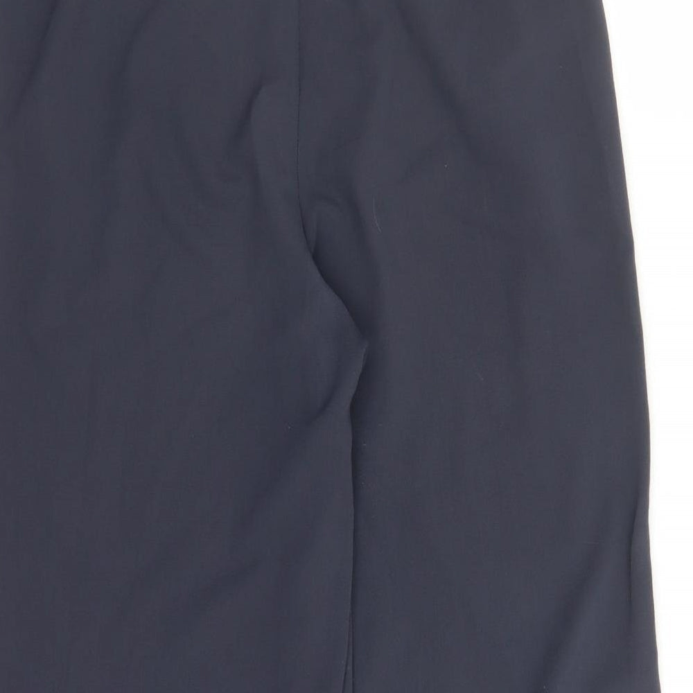 Womens UK Size 6 H&M Regular Fit Cropped Blue Trousers