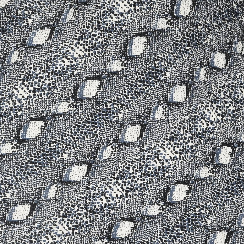 Marks and Spencer Womens Multicoloured Animal Print Polyester Pleated Skirt Size 22 - Snake Print