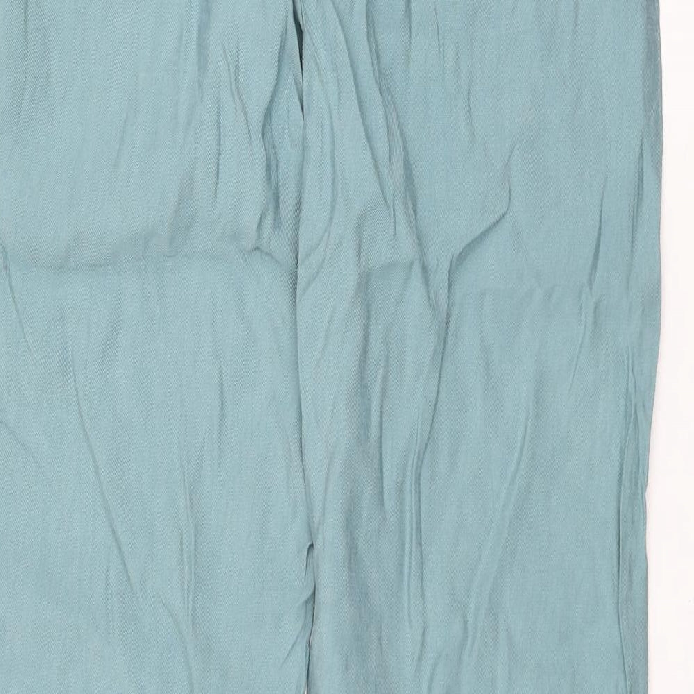 Womens UK Size 10 Marks and Spencer Regular Fit Blue Trousers